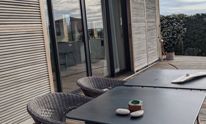 Paraza House | Contemporary timber-frame house Very pure, art of living, calm, serenity.