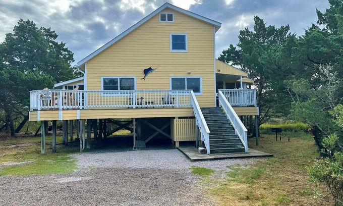Ocracoke House | Context Switch: Great Ocracoke family vacation home in a secluded quiet area.