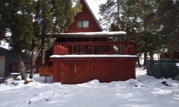 Overgaard Cabin | Cool 'A' frame cabin in the ponderosa pines.