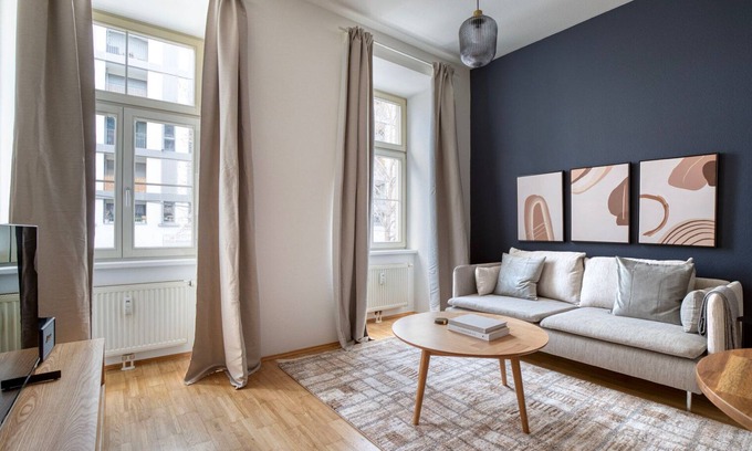 Thurygrund Apartment | Cool Alsergrund 1BR w/Rooftop Access & Elevator, by Blueground