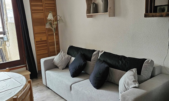 La Mongie Apartment | Cosy apartment in a 4/6-person residence at La Mongie resort