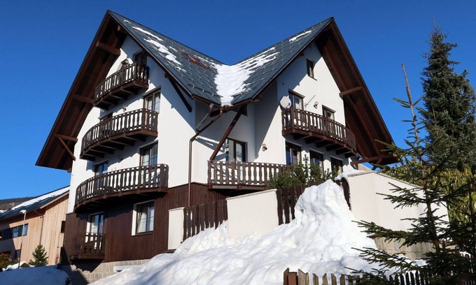 Harrachov Apartment | Cosy apartment for 4 people with WIFI, TV, balcony and pets allowed