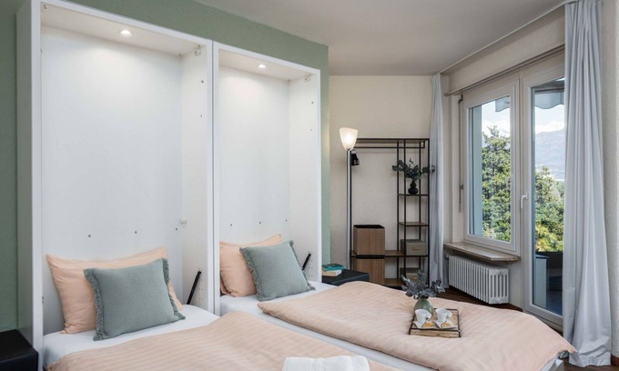 Ascona Apartment | Cosy apartment for 4 people with WIFI, TV, balcony and pets allowed