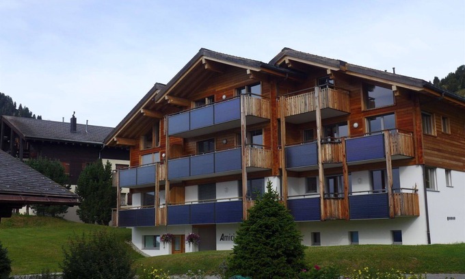 Riederalp Apartment | Cosy apartment for 4 people with WIFI, TV and balcony