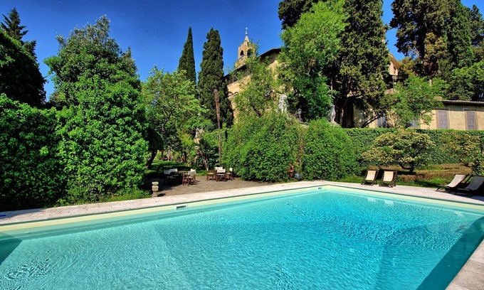 Montespertoli Other | Cosy apartment for 2 people with WIFI, pool, A/C and panoramic view