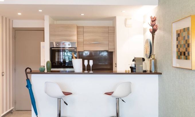 Juan-les-Pins Apartment | Cosy Terrace 2A - Studio Apartment, Sleeps 2