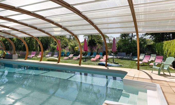 La Vraie-Croix House | Cottage 'Domaine De Lestroué - Île De Groix' with Shared Pool, Private Terrace and Wi-Fi