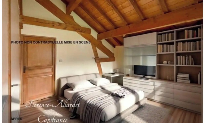 Saint-Offenge-Dessous Cottage | Cottage 'Villa De St Off' with Mountain View, Private Terrace and Wi-Fi