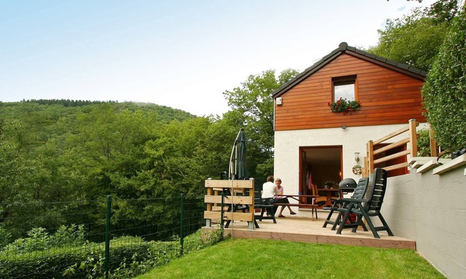 Aywaille House | Cottage with a terrace and a view of the valley.