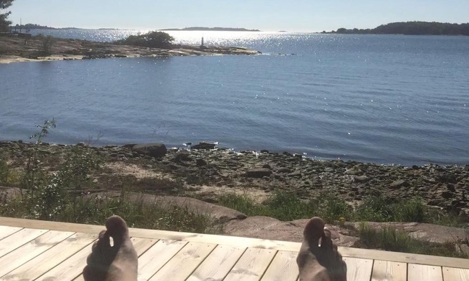 Mariehamn House | Cottage with own beach, seaterrace & pavillion.