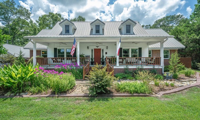 Canton House | Country Charmer with Inviting Front and Back Porches, Swim Spa, Decks, Fire Pit