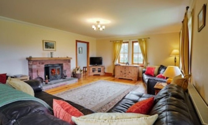 Blairgowrie Other | Country farmhouse sleeps 9 with enclosed garden and games barn.