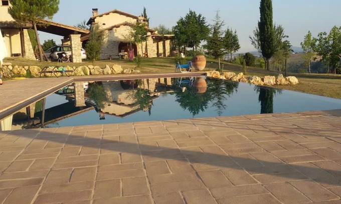 Calvi di Umbria Villa | Country House Pacifici, Villa con piscina privata