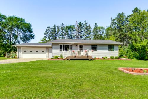 New York Mills House | Country Living Near Main St Quiet Minnesota Home