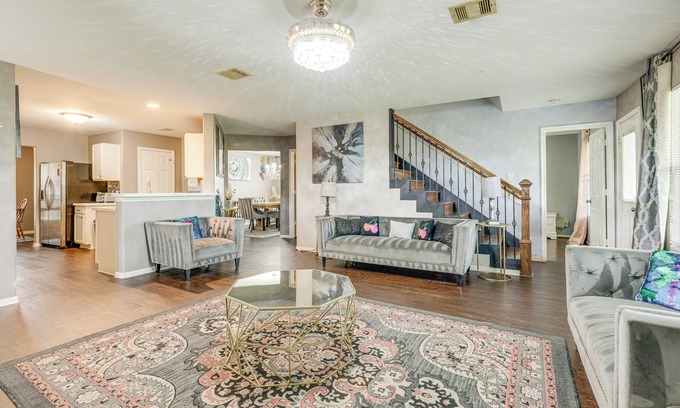 Barker House | Covered Patio & Yard: Family Home in Katy