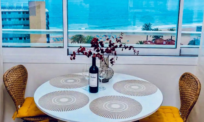 Cala Condo | Cozy 1BR with Stunning Sea Views 100m from the beach!