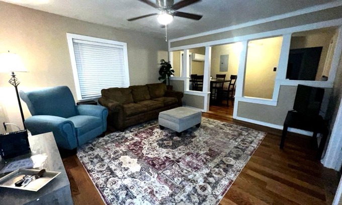 Mena House | Cozy 2BD 2BA in Mena Talimena Drive Wolf Pen Gap Parks Downtown Shops