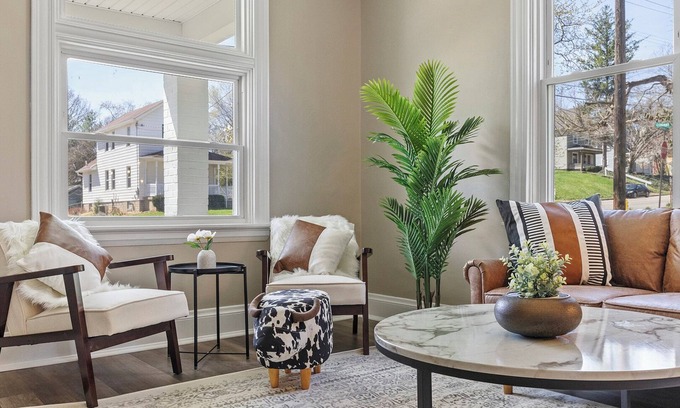 Roselawn Finance Apartment | Cozy 2BR Home w/office and parking!