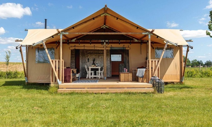 Bournoufay Apartment | Cozy 5-Person Glamping Tent in Ardennes