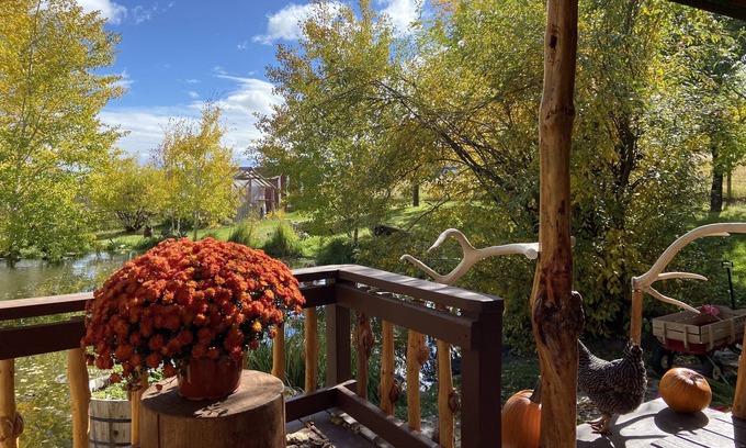 Broadwater County Cabin | Cozy cabin nestled beside a spring-fed pond&hobby farm in the Elkhorn Mountains