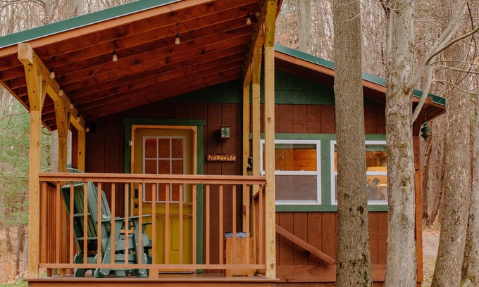 Rock Stream Cabin | Cozy Cabin with private woods in charming Rock Stream NY.