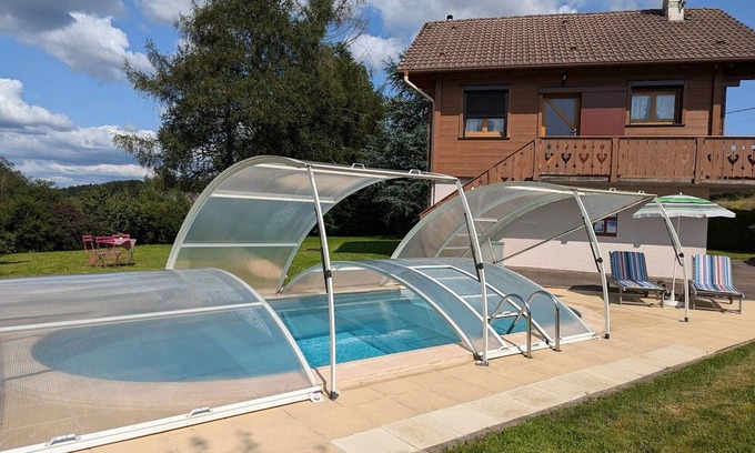 Le Val-d'Ajol Cottage | Cozy chalet with private pool in Val-d'Ajol, 3 bedrooms