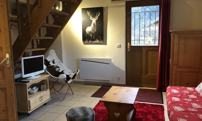Verchaix Ski Chalet | COZY INDIVIDUAL CHALET WITH GARDEN FOR 4 people in GRAND MASSIF