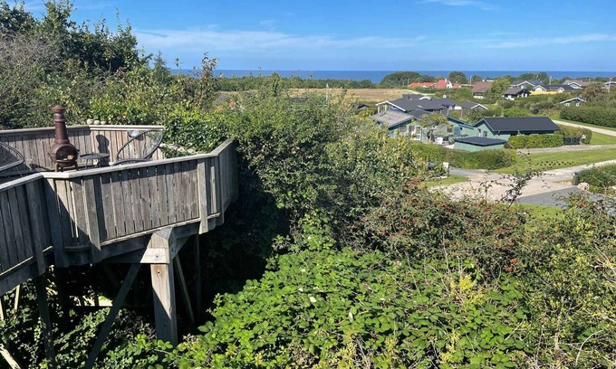 Bønnerup Strand House | Cozy log cabin with a panoramic view