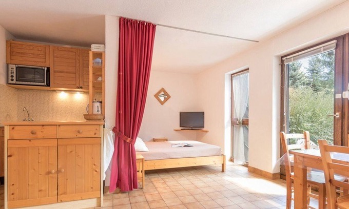 Saint-Chaffrey Apartment | Cozy mountain studio for 5 people in Chantemerle - Serres-Chevalier