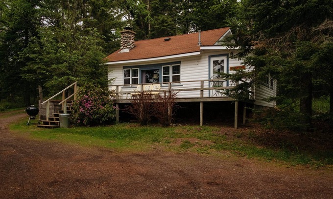 Lutsen Cottage | Cozy North Woods Cottage with Cobblestone Fireplace!