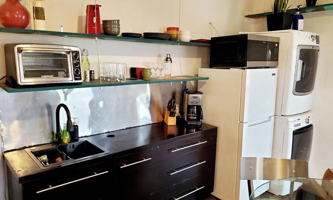 Noble Apartment | Cozy, quiet studio with AC, heat, laundry and WiFi in lovely Noble