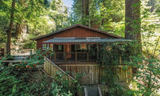 Monte Rio House | Cozy redwood getaway, pet-friendly, walk to town
