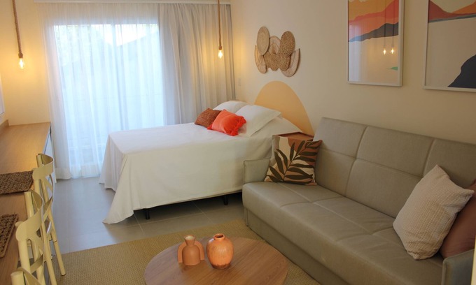 Centro Apartment | Cozy Studio in Gated Community with Pool in Peruíbe