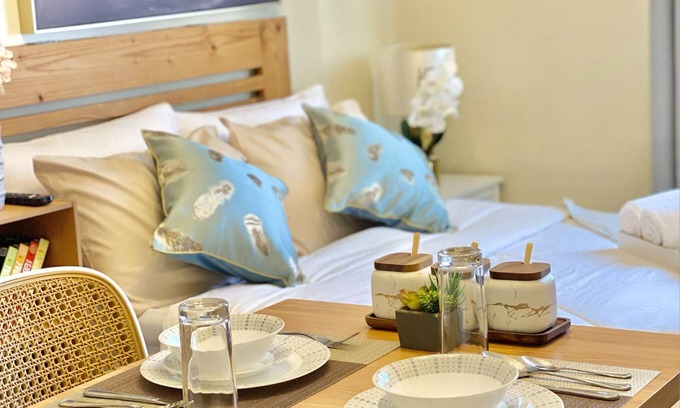 Poblacion District Apartment | Cozy Studio in Metro Davao with W&D, Pool, & Gym