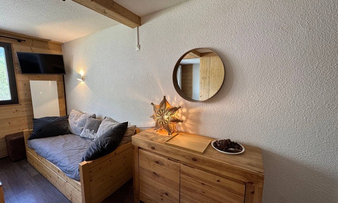 Saint-Chaffrey Apartment | Cozy studio in St-Chaffrey, near slopes with parking
