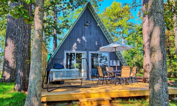 South Toledo Bend House | Cozy Toledo Bend A-Frame with Waterfront Views!