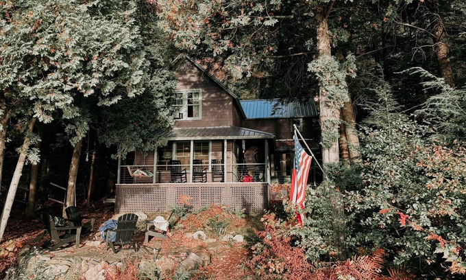 Malone Cabin | Cozy Waterfront Lake Cabin - New Listing - Adirondacks - Long Lost Lodge