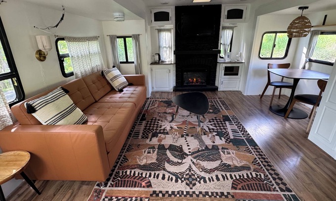 Catskill House | Creekside Magic in Luxury RV on Working Farm