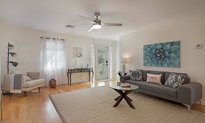 Old Northwood Historic District House | Crisp Coastal Home - Uber Popular Northwood Neighborhood of West Palm Beach