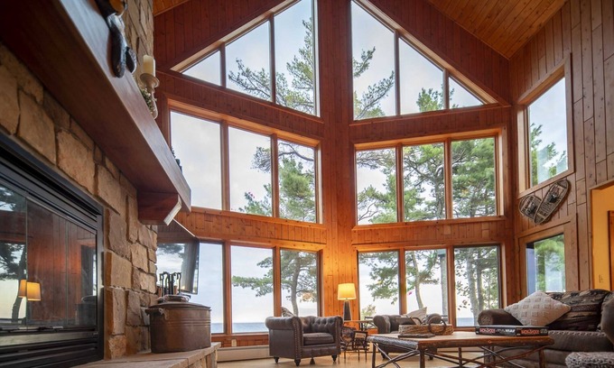 Whitefish Point Cabin | Crisp Fall Air & Fireside Lake Superior Views