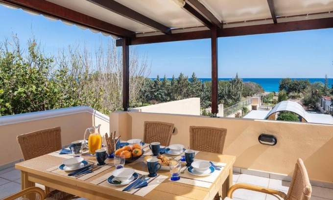 Gennadi Villa | Crystal Bay Villa by filoxenia in blue