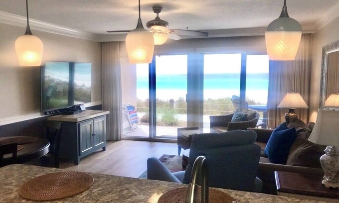 Crystal Beach Condo | Crystal Sands Beach - Beachfront and sweeping Gulf views + Destin