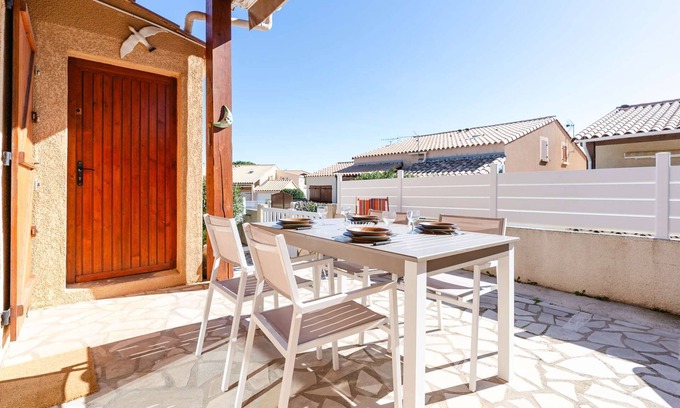 Saint-Pierre-la-Mer House | CS-SP41 Air-conditioned house with WIFI - Collective swimming pool