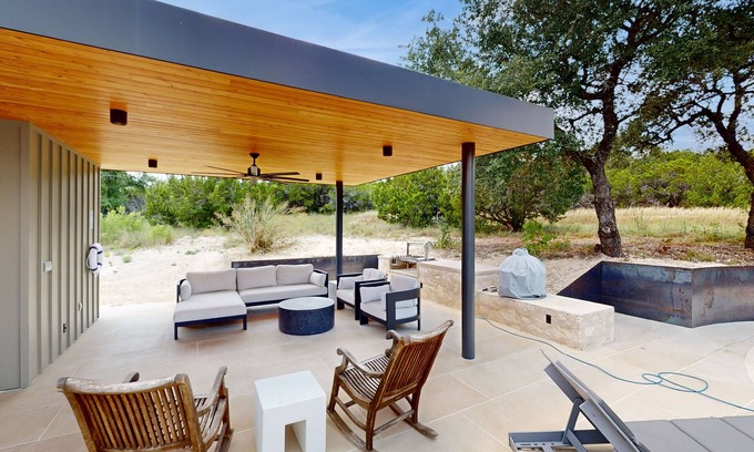 Spicewood House | Custom Hill Country getaway with Rolling Hill Views, Fabulous Pool and BBQ Area