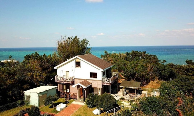 Tancha House | D 360㎡ House seaview ONNA, 5BR Party MAX20P海灘徒歩2分