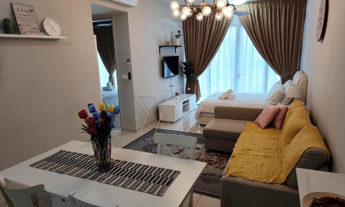 Taman Keramat Apartment | Datum Jelatek linked LRT and MALL with Netflix -Disney -WashDryer