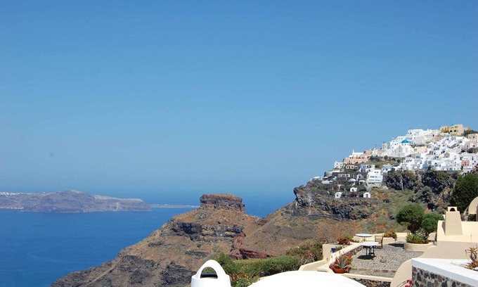 Imerovigli Villa | Dazzling Santorini Villa | 3 Bedrooms | Villa Orpheus | Private Terrace with.