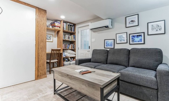 Cleveland Park Apartment | DC Guest Suite Walkable, Parking, Pets Welcome