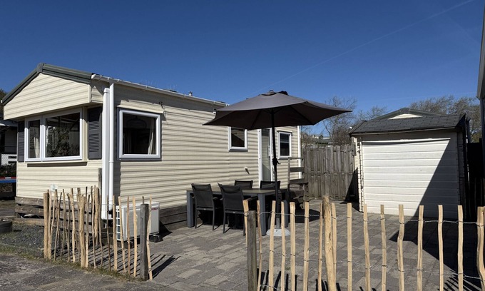 IJmuiden Ski Chalet | DD 46 - Camping de Duindoorn - AIRCO
