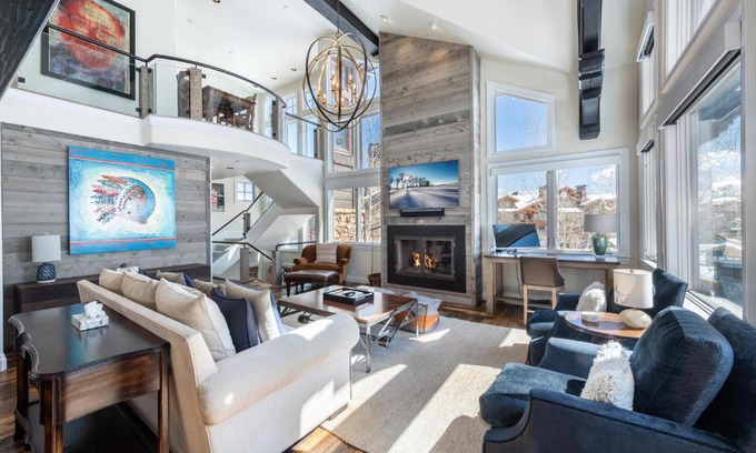 Empire Pass House | Deer Valley luxury home, outdoor seating, hot tub